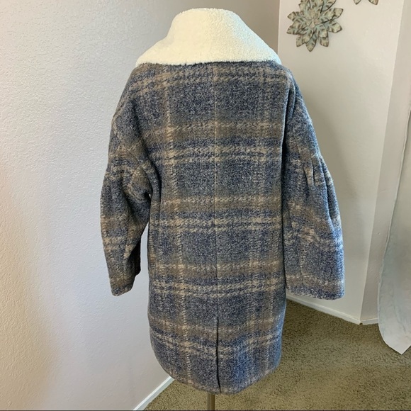 Joie Angalica Midnight Color Wool Blend Coat Med. - Picture 7 of 13